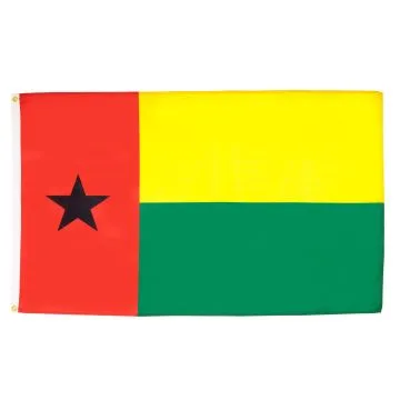 DRAPEAU GUINÉE-BISSAU 90x60cm - DRAPEAU BISSAU-GUINÉEN 60 x 90 cm - DRAPEAUX