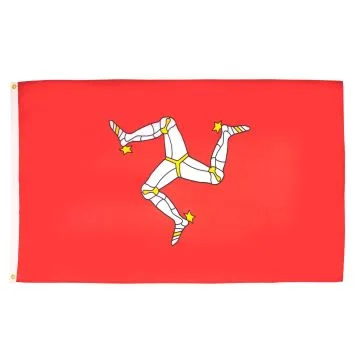DRAPEAU ILE DE MAN 90x60cm - DRAPEAU ANGLAIS 60 x 90 cm - DRAPEAUX