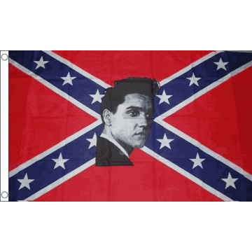 DRAPEAU SUDISTE ELVIS PRESLEY 90x60cm - DRAPEAU REBEL - USA CONFÉDÉRÉ 60 x 90 cm - DRAPEAUX
