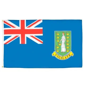 DRAPEAU ILES VIERGES BRITANNIQUES 90x60cm - DRAPEAU ANGLAIS 60 x 90 cm - DRAPEAUX