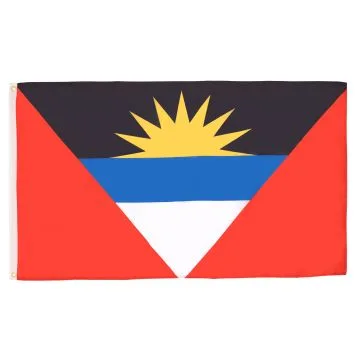 DRAPEAU ANTIGUA-ET-BARBADE 90x60cm - DRAPEAU ANTIGUAIS 60 x 90 cm - DRAPEAUX