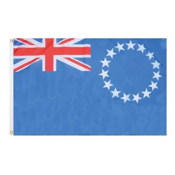 DRAPEAU ILES COOK 90x60cm - DRAPEAU DES ILES COOK 60 x 90 cm - DRAPEAUX