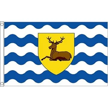 Hertfordshire County Flag 2' x 3' 100D polyester grommets