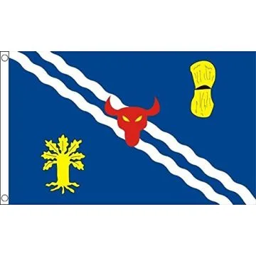Oxfordshire County Flag 2' x 3' 100D polyester grommets