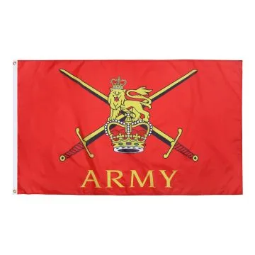 DRAPEAU ARMÍ?E DE TERRE BRITANNIQUE 90x60cm - DRAPEAU BRITISH ARMY - ROYAUME-UNI 60 x 90 cm - DRAPEAUX