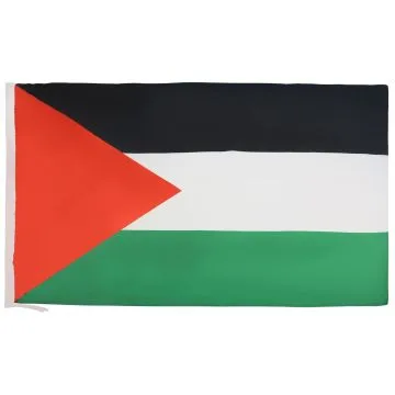 DRAPEAU PALESTINE 90x60cm - DRAPEAU PALESTINIEN 60 x 90 cm Fourreau pour hampe