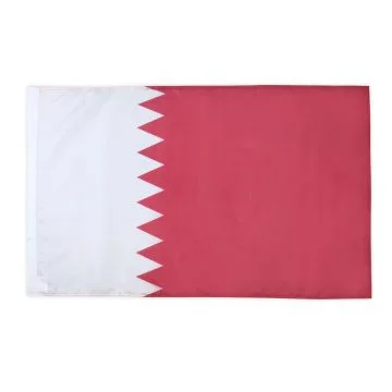 DRAPEAU QATAR 90x60cm - DRAPEAU QATARIEN 60 x 90 cm Fourreau pour hampe