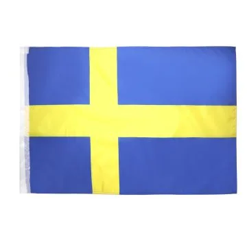DRAPEAU SUÈDE 90x60cm - DRAPEAU SUÉDOIS 60 x 90 cm Fourreau pour hampe