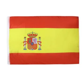 DRAPEAU ESPAGNE 90x60cm - DRAPEAU ESPAGNOL 60 x 90 cm Fourreau pour hampe