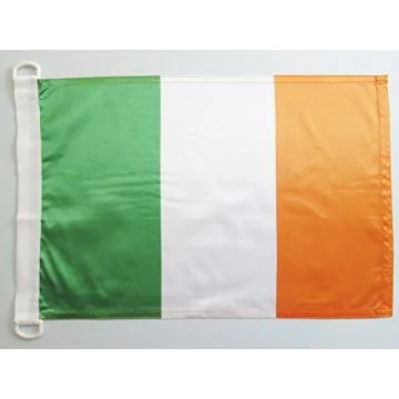 PAVILLON NAUTIQUE IRLANDE 45x30cm - DRAPEAU DE BATEAU IRLANDAIS 30 x 45 cm