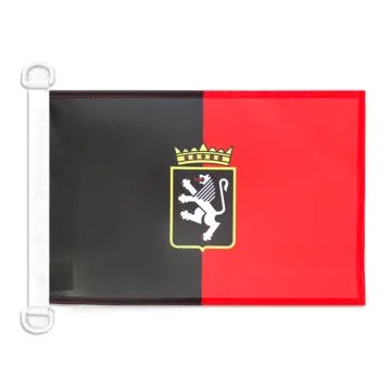 Pavillon nautique Vallée d'Aoste avec Armes 45x30 cm Anneaux Plastiques