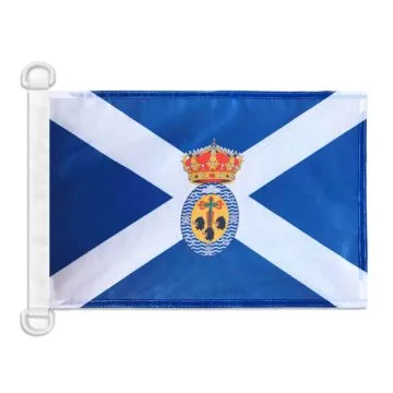Pavillon nautique Santa Cruz de Tenerife 45x30 cm Anneaux Plastiques