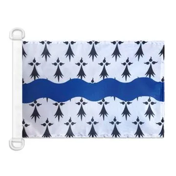 Pavillon nautique Loire-Atlantique 45x30 cm Anneaux Plastiques