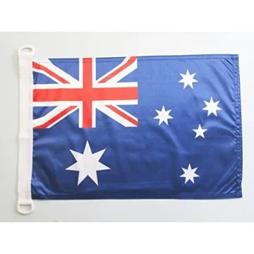 PAVILLON NAUTIQUE AUSTRALIE 45x30cm - DRAPEAU DE BATEAU AUSTRALIEN 30 x 45 cm