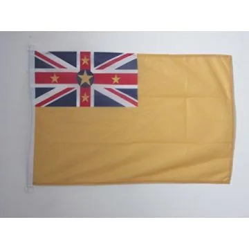 PAVILLON NAUTIQUE NIUE 45x30cm - DRAPEAU DE BATEAU NIUÍ?EN 30 x 45 cm