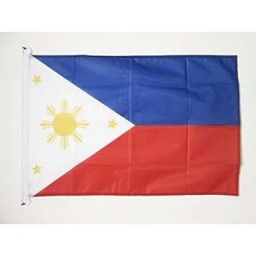 PAVILLON NAUTIQUE PHILIPPINES 45x30cm - DRAPEAU DE BATEAU PHILIPPIN 30 x 45 cm