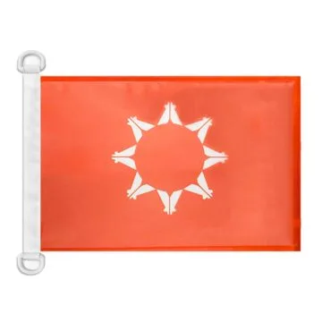 Pavillon nautique Sioux Oglala du Dakota du Sud 45x30 cm Anneaux Plastiques