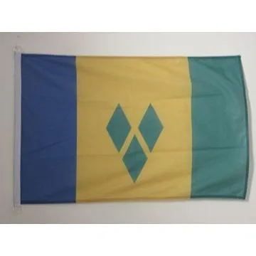PAVILLON NAUTIQUE SAINT VINCENT 45x30cm - DRAPEAU DE BATEAU SAINT-VINCENTAIS 30 x 45 cm