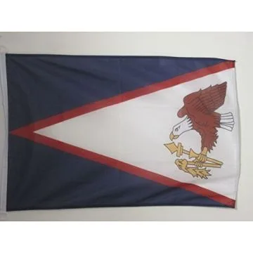 PAVILLON NAUTIQUE SAMOA AMÍ?RICAINES 45x30cm - DRAPEAU DE BATEAU AMÍ?RICAIN 30 x 45 cm