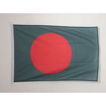 PAVILLON NAUTIQUE BANGLADESH 45x30cm - DRAPEAU DE BATEAU BANGLADAIS 30 x 45 cm