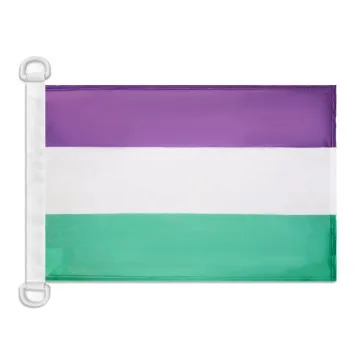Pavillon nautique Suffragettes 45x30 cm Anneaux Plastiques