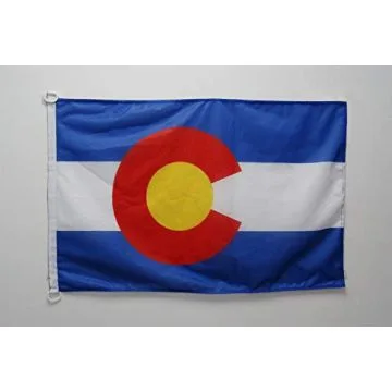 Pavillon nautique Colorado 45x30cm - Drapeau de bateau Etat américain - USA - Etats-Unis 30 x 45 cm