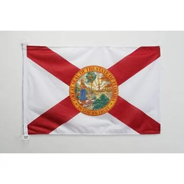 Pavillon nautique Floride 45x30cm - Drapeau de bateau floridien - Etat américain - USA - Etats-Unis 30 x 45 cm