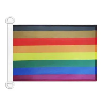Pavillon nautique Philadelphie Arc-en-ciel 45x30 cm Anneaux Plastiques
