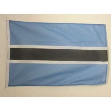PAVILLON NAUTIQUE BOTSWANA 45x30cm - DRAPEAU DE BATEAU BOTSWANAIS 30 x 45 cm