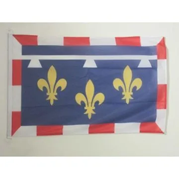 PAVILLON NAUTIQUE CENTRE 45x30cm - DRAPEAU DE BATEAU CENTRISTE - FRANCE 30 x 45 cm