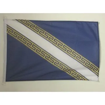 PAVILLON NAUTIQUE CHAMPAGNE-ARDENNE 45x30cm - DRAPEAU DE BATEAU PROVINCE CHAMPENOISE 30 x 45 cm
