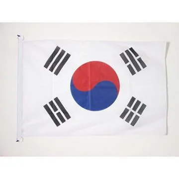 PAVILLON NAUTIQUE CORÍ?E DU SUD 45x30cm - DRAPEAU DE BATEAU CORÍ?EN 30 x 45 cm