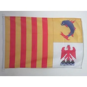 PAVILLON NAUTIQUE PROVENCE-ALPES-CÍ?TE D\'AZUR 45x30cm - DRAPEAU DE BATEAU PROVENÍ?AL - FRANCE 30 x 45 cm
