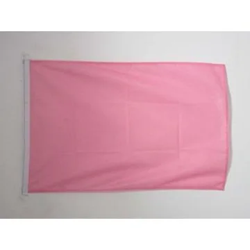 PAVILLON NAUTIQUE UNICOLORE ROSE 45x30cm - DRAPEAU DE BATEAU DE COULEUR ROSE 30 x 45 cm