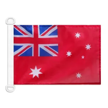 Pavillon nautique Pavillon Civil Australie 45x30 cm Anneaux Plastiques