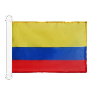 Pavillon nautique Pavillon Civil Equateur 45x30 cm Anneaux Plastiques