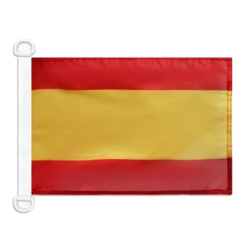 Pavillon nautique Pavillon Civil Espagne 45x30 cm Anneaux Plastiques