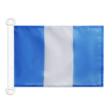 Pavillon nautique Pavillon Civil Guatemala 45x30 cm Anneaux Plastiques