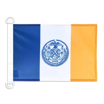 Pavillon nautique New York City 45x30 cm Anneaux Plastiques