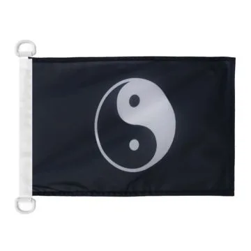 Pavillon nautique Yin et Yang 45x30 cm Anneaux Plastiques