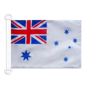 Pavillon nautique Pavillon de guerre Australie 45x30 cm Anneaux Plastiques