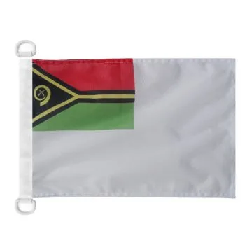 Pavillon nautique Pavillon de guerre Vanuatu 45x30 cm Anneaux Plastiques