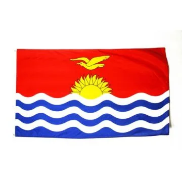 DRAPEAU KIRIBATI 150x90cm - DRAPEAU KIRIBATIEN 90 x 150 cm Polyester léger