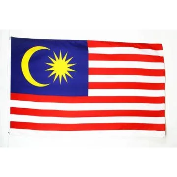 DRAPEAU MALAISIE 150x90cm - DRAPEAU MALAISIEN 90 x 150 cm Polyester léger