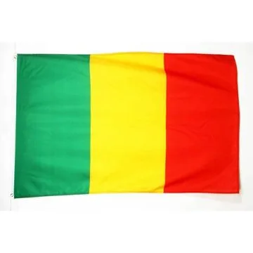DRAPEAU MALI 150x90cm - DRAPEAU MALIEN 90 x 150 cm Polyester léger