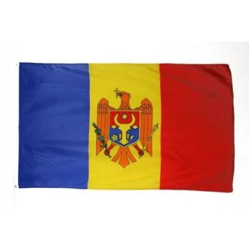 DRAPEAU MOLDAVIE 150x90cm - DRAPEAU MOLDAVE 90 x 150 cm Polyester léger