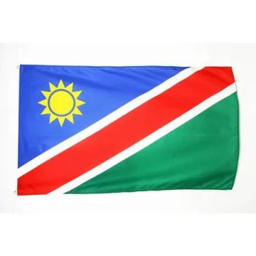 DRAPEAU NAMIBIE 150x90cm - DRAPEAU NAMIBIEN 90 x 150 cm Polyester léger