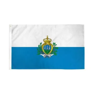 Drapeau Saint Marin 150x90cm - Drapeau saint-marinais 90 x 150 cm Polyester léger