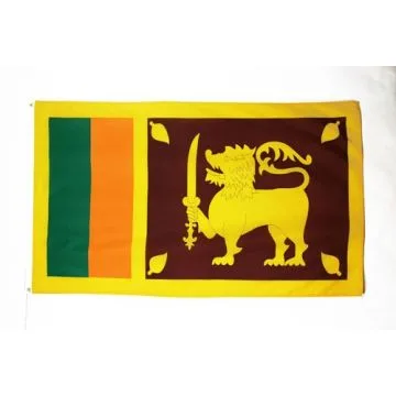 DRAPEAU SRI LANKA 150x90cm - DRAPEAU SRI LANKAIS 90 x 150 cm Polyester léger