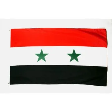 DRAPEAU SYRIE 150x90cm - DRAPEAU SYRIEN 90 x 150 cm Polyester léger